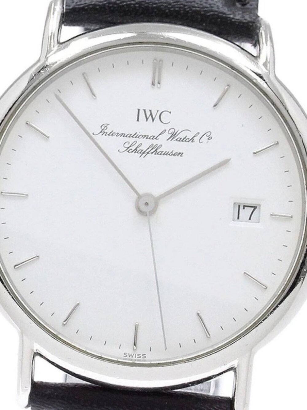 IWC SCHAFFHAUSEN Portofino IW333106 Date white Dial Quartz Men's Watch_943093